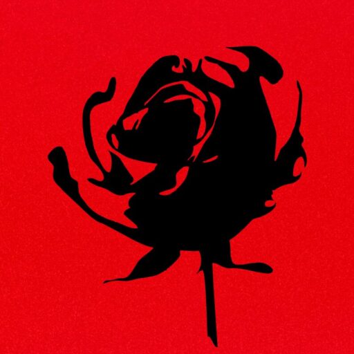 薔薇乃蜜_アイコン_黒
